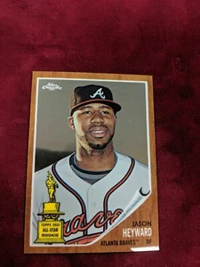 2011 Topps Chrome Heritage JASON HEYWARD 1510/1962 Atlanta Braves (SR24) - Picture 1 of 2
