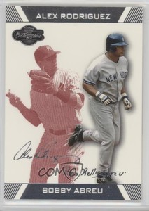 2007 Topps Co-Signers Red /299 Bobby Abreu Alex Rodriguez #80.3