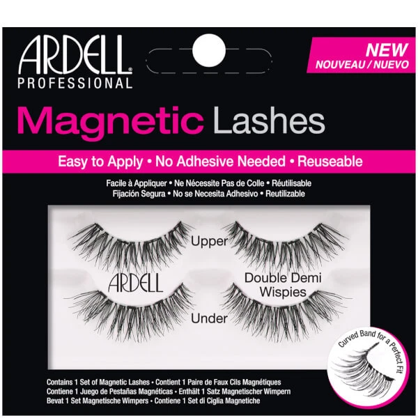 Ardell Magnetic Lashes Double Demi Wispies Black Fake False Eyelash Extension - image 1 of 1