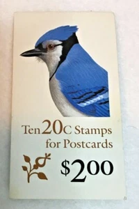 Unused 1995 Blue Jay 10- 20¢ stamp booklet - Picture 1 of 4