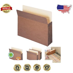 Bolsillos expandibles para archivos Redrope - tamaño de 25 letras, resistentes al desgarro y ecológico - Imagen 1 de 12
