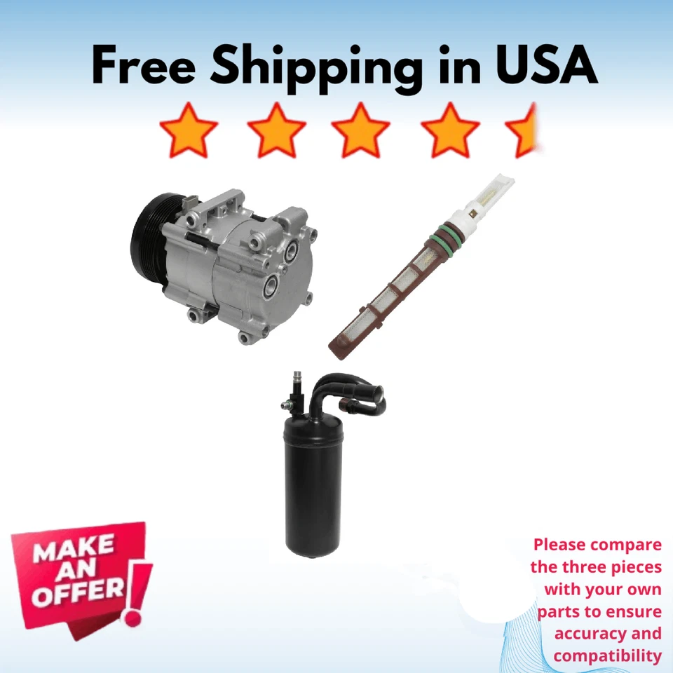 Kit Compresor Aire Acondicionado Ford Explorer 1996-1997, Mercury Mountaineer 1997 Foto 1 de 4