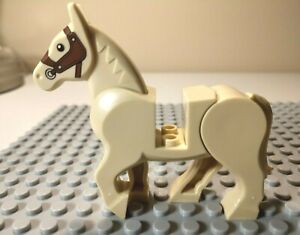 Lego Tan Horse Movable Medieval Blacksmith Shop 21325