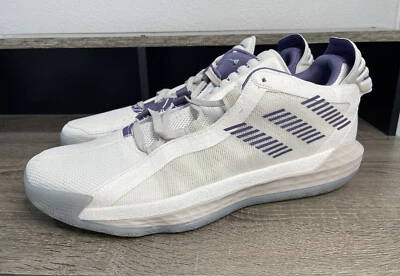 Adidas Dame 6 Weber State Basketball Shoes Tech Purple Men’s Size 17 NWT FU9448 - Image 1 of 4