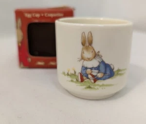 New old stock 2003 2" ROYAL DOULTON  BUNNYKINS EGG CUP Peter Rabbit bunny china  - Picture 1 of 12