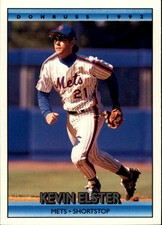 1992 Donruss New York Mets Baseball Card #307 Kevin Elster