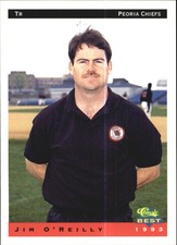 1993 Peoria Chiefs Classic/Best #26 Jim O'Reilly TR