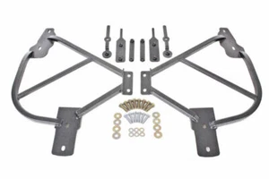 BMR Bolt-On Subframe Connectors - Black Hammertone for 10-15 5th Gen Camaro - Imagen 1 de 1