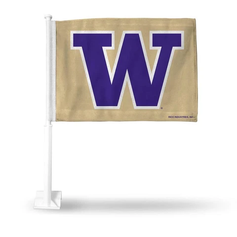 Washington Huskies Car Flag Cover