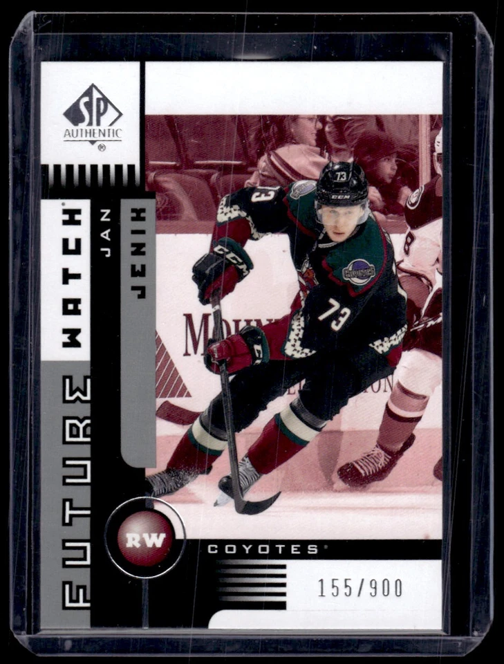 2021-22 SP Authentic Future Watch Retro Jan Jenik Rookie /900 #01FW-JJ Arizona - Image 1 of 2