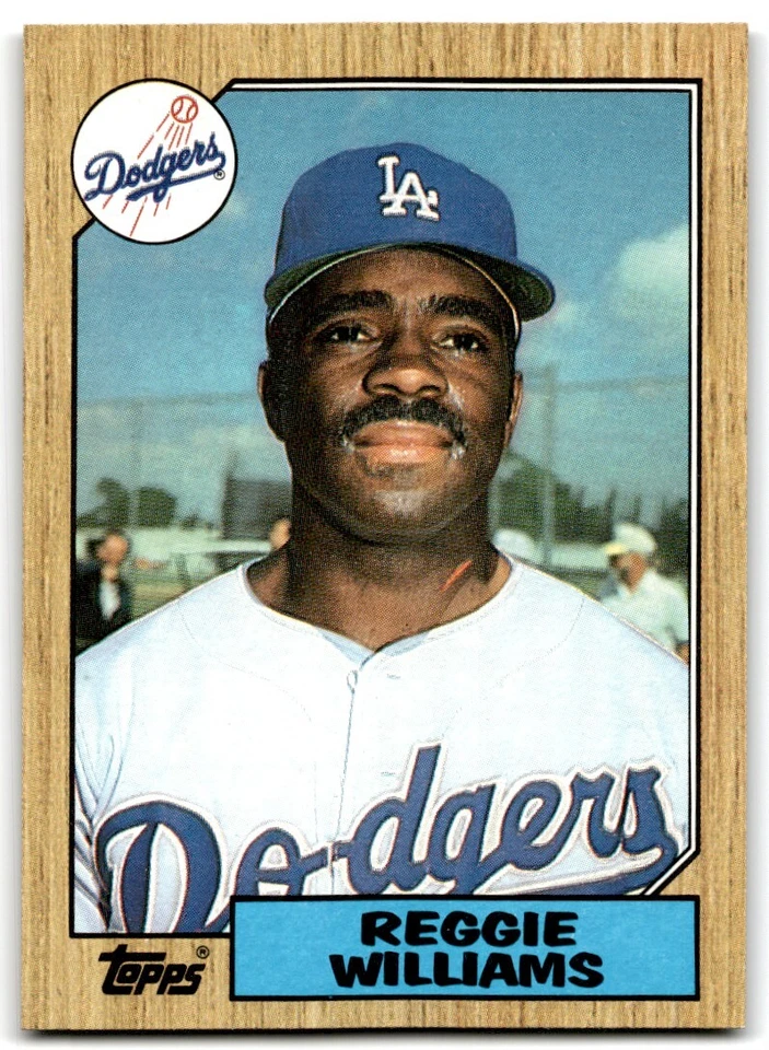 1987 Topps Reggie Williams Rookie Los Angeles Dodgers #232 - Image 1 of 2