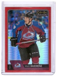 Matt Duchene 2016-17 O-Pee-Chee Platinum Red Prism Card #107 /199 - Imagen 1 de 2
