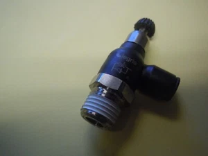 PARKER LEGRIS 7065 56 11 Meter-Out Flow Control 1/4 Tube x 1/4 MNPT 145PSI - Picture 1 of 4
