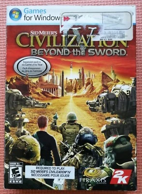 Sid Meier's Civilization 4 Beyond The Sword Expansion PC CD-ROM Windows 2007 NEW - Image 1 of 4