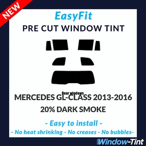 EasyFit Static Pre Cut Window Tint For Mercedes GL-Class 2013-16 - 20% Dark Rear - Picture 1 of 3
