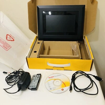 Kodak EasyShare SV811 8" Digital Picture Frame and Glass Face plate Open Box Y2K - Image 1 of 4