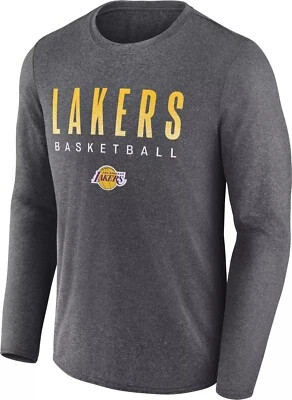 Los Angeles Lakers Men's Long Sleeve Performance Shootaround Tee  New With Tags! - Image 1 of 2