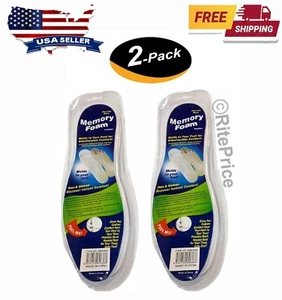 2 Pairs Ortho Memory Foam Insoles Unisex Fits Any Shoe Cushion Feet Pad (2 Pack) - Picture 1 of 7