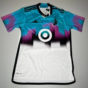 Adidas Minnesota United FC Maglia Away Taglia L Slim Fit H18720 MLS Aeroready - Foto 1 di 10