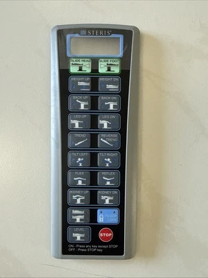 CHAVEIRO STERIS CONTROLE MANUAL AUX 5085 4085 CMax - Imagem 1 de 2