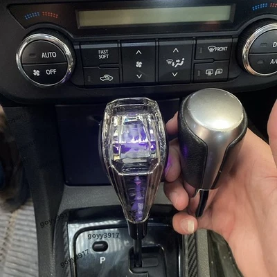 CRYSTAL GEAR SHIFT KNOB Handle With LED Light For Toyota 7color Cycle Touch Glow Foto 1 de 4