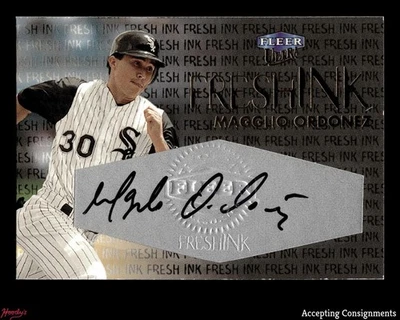 2000 Ultra Fresh Ink #46 Magglio Ordonez AUTO 104/335 WHITE SOX - Image 1 of 2