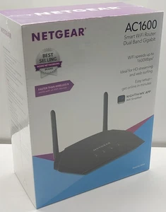 Netgear AC1600 Inteligentny router WiFi Dual Band Gigabit R6260 606449131444 - Zdjęcie 1 z 6