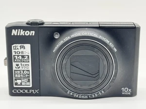 Nikon COOLPIX S8000 Black Compact Digital Camera USED TESTED - Picture 1 of 8