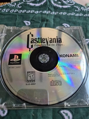 Castlevania Symphony of the Night Sony PlayStation 1 PS1 ¡Solo disco raro! Foto 1 de 2