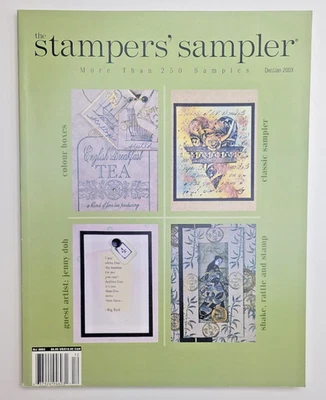 Revista de libros The Stampers' Sampler - Diciembre-Enero 2003 Estampillas de goma Artesanía Foto 1 de 2