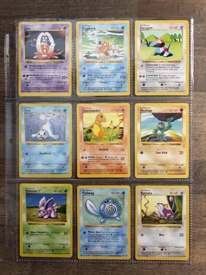 Pokemon Bulk Wotc 9 Card Vintage Lot Shadowless Unlimited LP-MP - Image 1 of 3