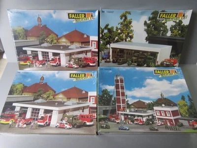 Faller Konvolut Military 1x Feuerwache 144039 2x Fahrzeughalle 144040  1x 144037 - Bild 1 von 4