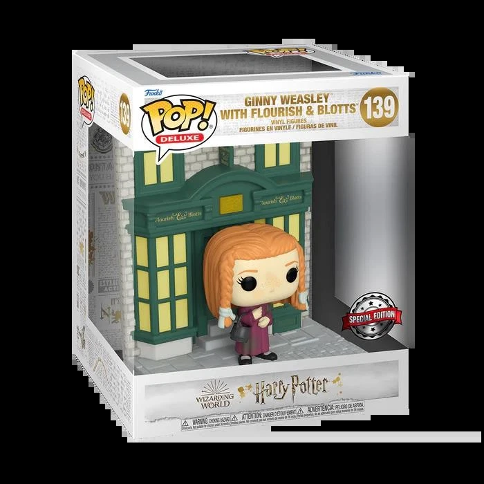Harry Potter: Ginny Weasley con Flourish & Blotts Funko Pop! Deluxe Foto 1 de 1