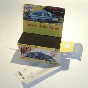 Dinky Toys 104 Spectrum Pursuit Vehicle Repro Box Set - Picture 1 of 10