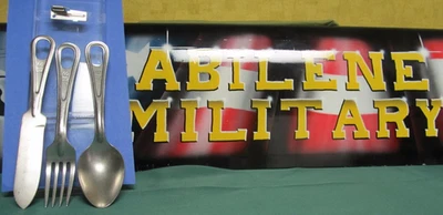 US GENUINE GI MILITARY MESS KIT UTENSIL SET P-38 NEW OLD STOCK KNIFE FORK SPOON - Image 1 of 4