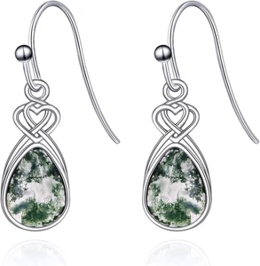 Elefante/Lupo/Gatto Orecchini Argento Sterling Gioielli Albero Della Vita Nodo C - Foto 1 di 12