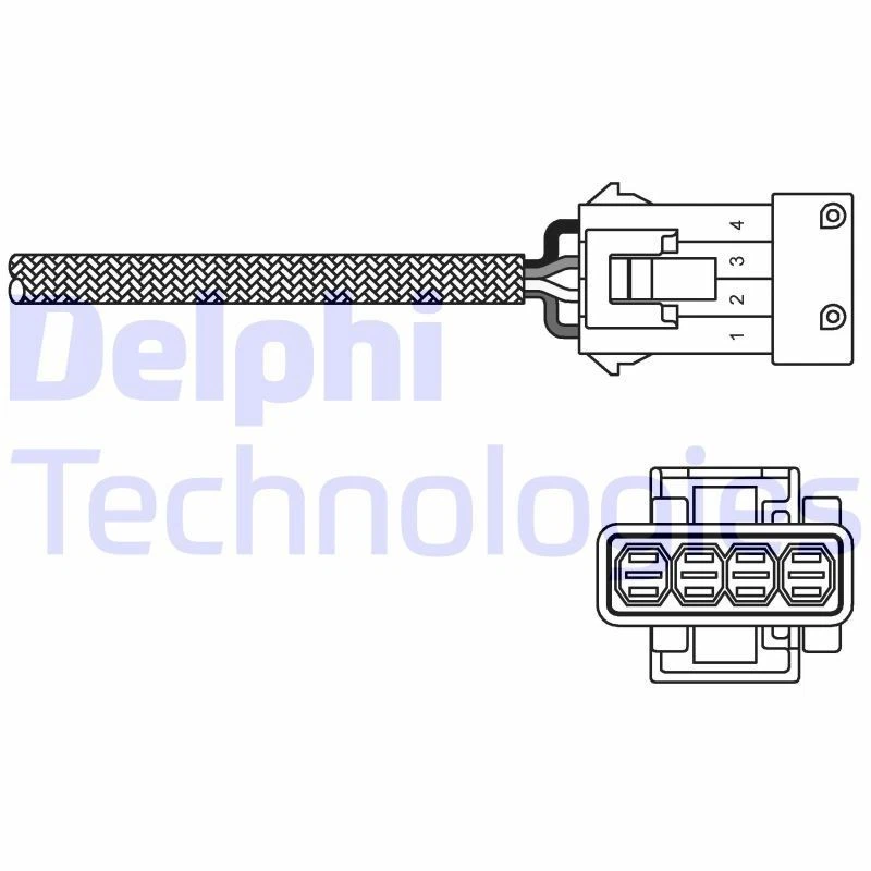 Sonda Lambda DELPHI Compatible Con CITROËN BERLINGO C-ELYSEE C2 C3 C4 C5 C6 C8 - Imagen 1 de 1