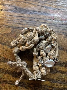 Mela Jewelry Pearl Bracelet Made In Italy M Perez L 85 - Picture 1 of 9