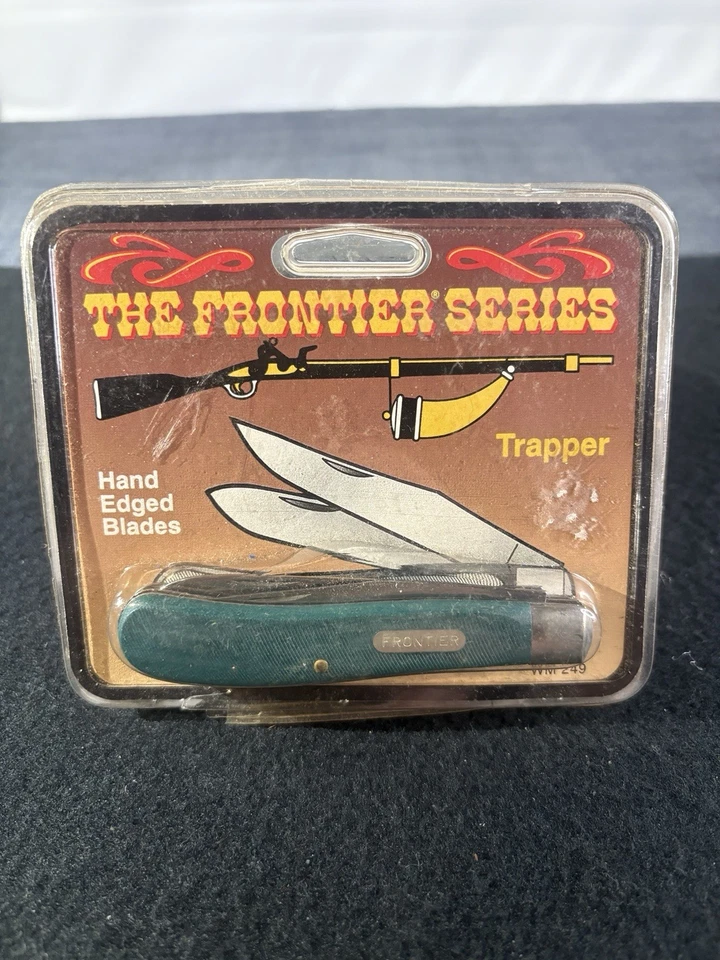 1994 Schrade Imperial Trapper 2 Лезвия Большой Stockman Неиспользованный С Упаковкой Новый из старых запасов - Изображение 1 из 4