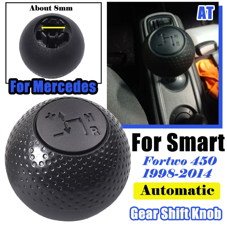 Automatic Gear Shift Knob Shifter For Benz Smart Fortwo 450 1998-2012 2013 2014 - Изображение 1 из 2