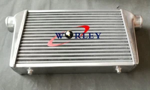Tube & Fin Universal Turbo Aluminum Intercooler 450x300x70mm 3" 76MM IN/OUTLET - Picture 1 of 5