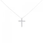 Authentic PT Cross Diamond Necklace 0.25CT  #270-003-820-1896
