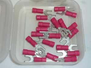 Proterm Gabelklemme EV18-10FB-E Drahtgröße # 22-#18 Bolzen: # 10 Stück (20 Stück) - Bild 1 von 2
