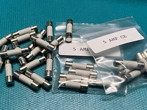 bel fuse F5A 20X5mm 5Amp 250 V ceramic (30pcs) - Picture 1 of 2