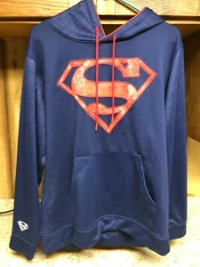 SUPERMAN DC COMICS SUDADERA CON CAPUCHA PARA HOMBRE CON BOLSILLO DELANTERO: TALLA GRANDE - Imagen 1 de 2