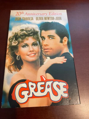 Grease 20th Anniversary Edition VHS with Script and CD (VHS 1998) John Travolta - Image 1 of 4