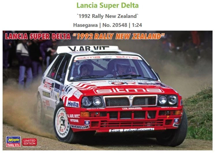 Modellino auto model kit di montaggio Hasegawa LANCIA DELTA RALLY scala 1:24 - Immagine 1 di 1