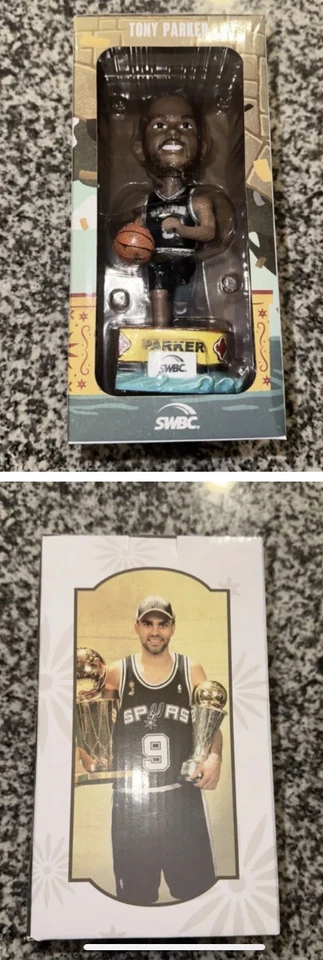 Tony Parker  San Antonio Spurs Bobble Head Bobblehead SGA 50th Anniversary Nba - Image 1 of 1