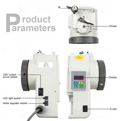 750W Integrated Sewing Servo Motor Drive Needle Position LED lights 400-3500 RPM - Image 1 of 4