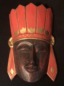 Azteken Mesoamerikanische Maske Wandbehang 11 Zoll - Bild 1 von 2
